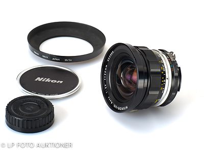Nikon: 20mm (2cm) f3.5 Nikkor-UD Auto (AI) camera