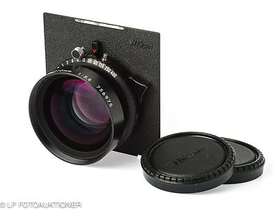 Nikon: 210mm (21cm) f5.6 Nikkor-W (Toyo) camera