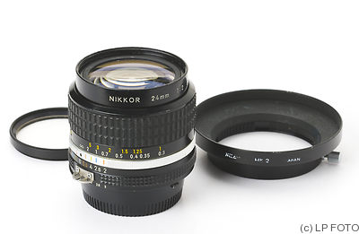 Nikon: 24mm (2.4cm) f2 Nikkor (AIS) camera