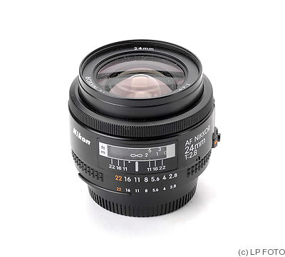 Nikon: 24mm (2.4cm) f2.8 Nikkor AF camera
