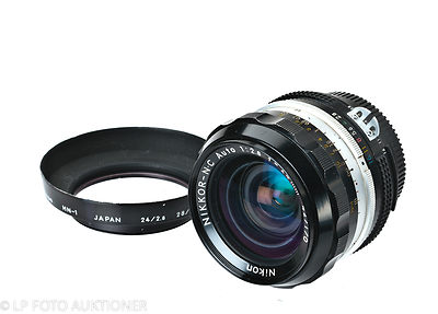 Nikon: 24mm (2.4cm) f2.8 Nikkor-N.C Auto (AI) camera