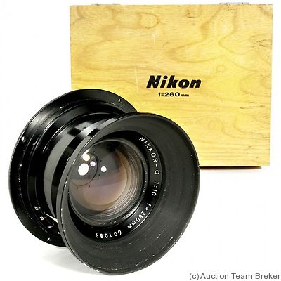 Nikon: 260mm (26cm) f10 Nikkor-Q camera