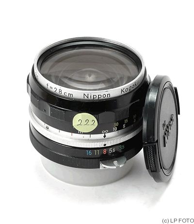 Nikon: 28mm (2.8cm) f3.5 Nikkor-H Auto camera