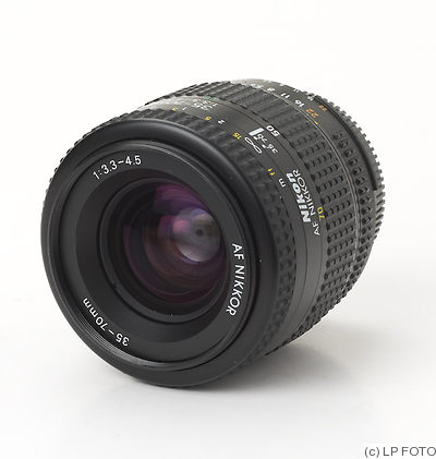 Nikon: 35-70mm f3.3-f4.5 Nikkor AF camera