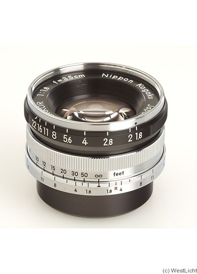 Nikon: 35mm (3.5cm) f1.8 W-Nikkor (M39) camera