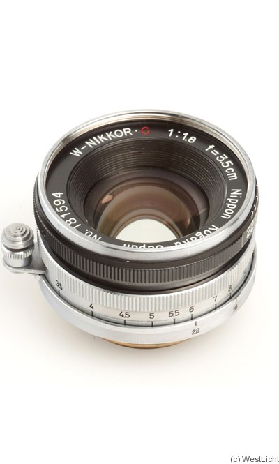 Nikon: 35mm (3.5cm) f1.8 W-Nikkor.C (BM, fine knurl) camera