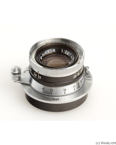 Nikon: 35mm (3.5cm) f2.5 W-Nikkor (M39) camera