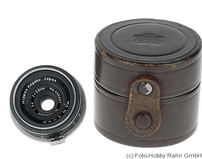 Nikon: 35mm (3.5cm) f3.5 W-Nikkor (BM, black) camera