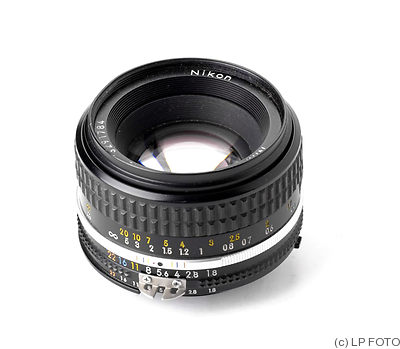 Nikon: 50mm (5cm) f1.8 Nikkor (AIS, 1981) camera