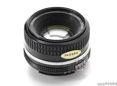 Nikon: 50mm (5cm) f1.8 Nikkor (AIS, 1985, 0.6m) camera