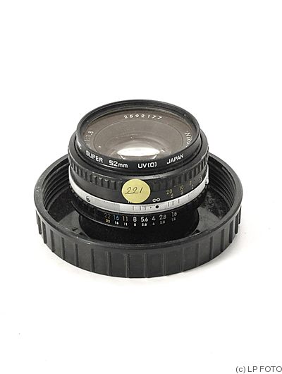 Nikon: 50mm (5cm) f1.8 Series E (AIS) camera