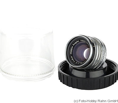 Nikon: 50mm (5cm) f2 Nikkor-H (M39, rigid) camera