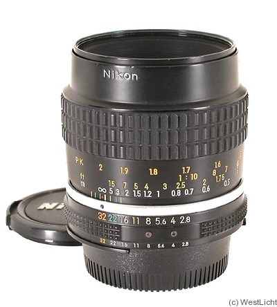 Nikon: 50mm (5cm) f2.8 Micro-Nikkor (AIS) camera