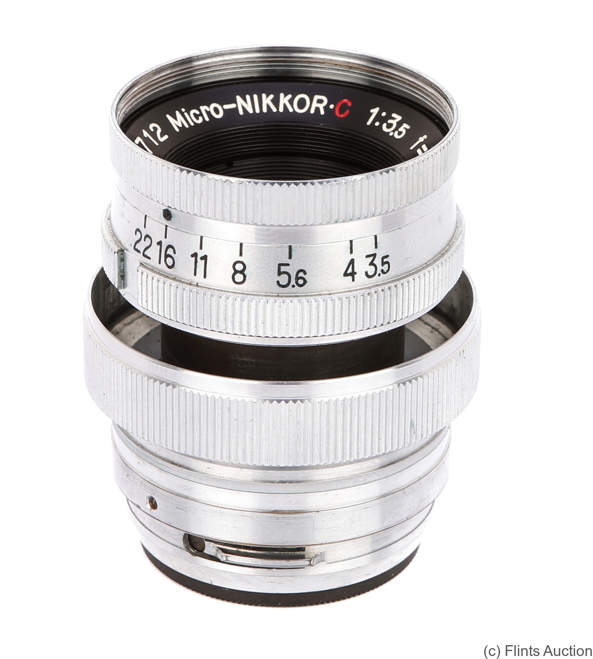 Nikon: 50mm (5cm) f3.5 Micro-Nikkor-C (chrome) camera