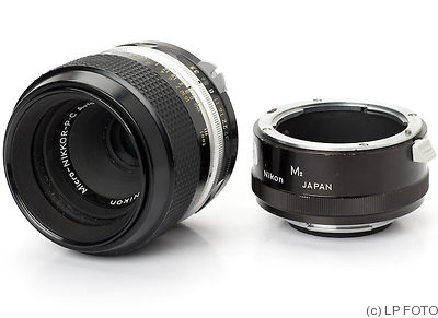 Nikon: 50mm (5cm) f3.5 Micro-Nikkor-P.C (black) camera