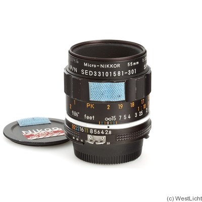 Nikon: 55mm (5.5cm) f2.8 Micro-Nikkor (AIS) 'NASA' camera