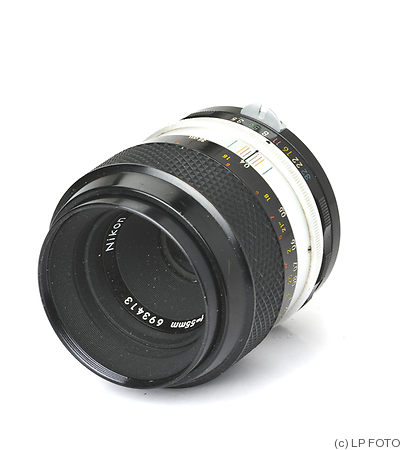 Nikon: 55mm (5.5cm) f3.5 Micro-Nikkor-P Auto camera
