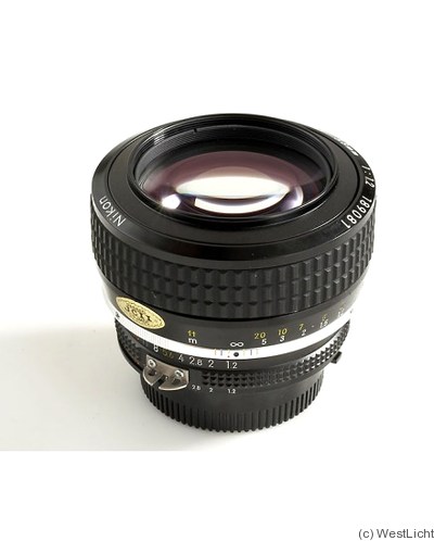 Nikon: 58mm (5.8cm) f1.2 Noct-Nikkor camera