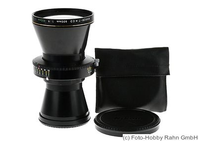 Nikon: 600mm (60cm) f9 Nikkor-T * ED (Copal 3) camera