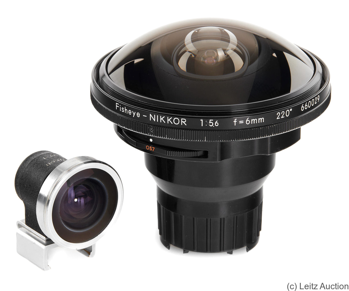Nikon: 6mm f5.6 Fisheye-Nikkor camera