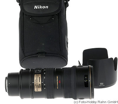 Nikon: 70-200mm f2.8 Nikkor AFD (AF-S, VR, G, IF-ED) camera