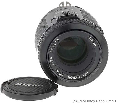 Nikon: 80mm (8cm) f2.8 Nikkor AF camera