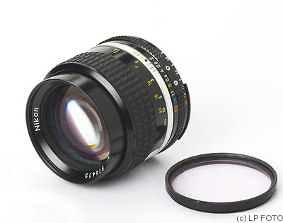 Nikon: 85mm (8.5cm) f2 Nikkor (AIS) camera