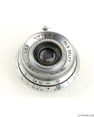 Old Delft: 35mm (3.5cm) f3.5 Minor (M39) camera