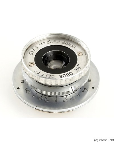 Old Delft: 35mm (3.5cm) f4.5 Minor (M39) camera