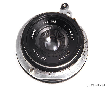 Old Delft: 38mm (3.8cm) f3.5 Alfinar (Alpa) camera