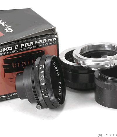 Olympus: 38mm (3.8cm) f2.8 F.Zuiko (M39) camera