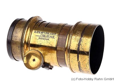 Rathenow (ROIA): Brass (19cm len, 10.7cm dia) camera