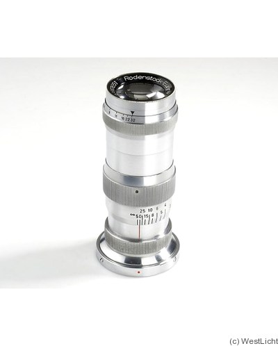Rodenstock: 135mm (13.5cm) f4.5 Eurynar (Contax) camera