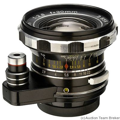 Rodenstock: 30mm (3cm) f2.8 Eurygon (Exakta) camera