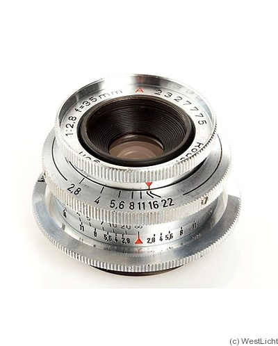 Rodenstock: 35mm (3.5cm) f2.8 Heligon (M39) camera