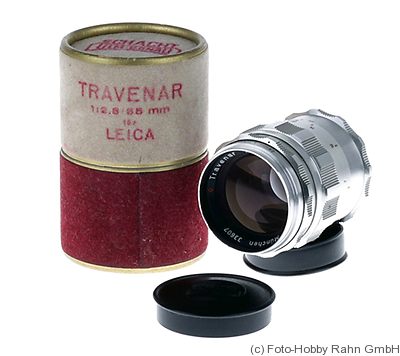 Schacht: 85mm (8.5cm) f2.8 Travenar (M39) camera