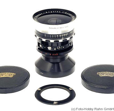 Schneider: 121mm (12.1cm) f8 Super-Angulon camera