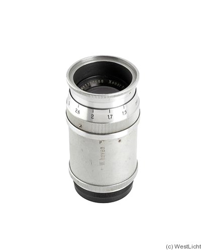 Schneider: 135mm (13.5cm) f4.5 Xenar 'W. Haven' (Reflex Korelle) camera