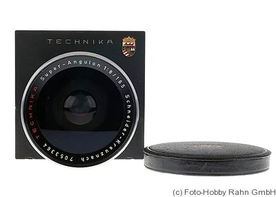 Schneider: 165mm (16.5cm) f8 Super-Angulon (Linhof) camera