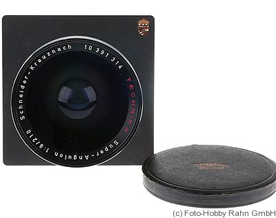 Schneider: 210mm (21cm) f8 Super-Angulon (Linhof) camera