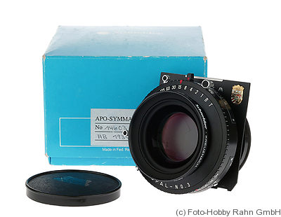 Schneider: 240mm (24cm) f5.6 Apo-Symmar (Linhof) camera
