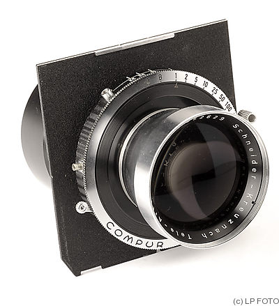 Schneider: 270mm (27cm) f5.5 Tele-Arton (Linhof, chrome) camera
