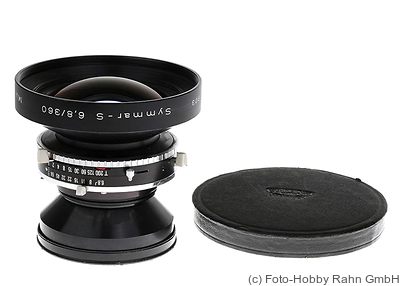 Schneider: 360mm (36cm) f6.8 Symmar-S (Compur 3) camera