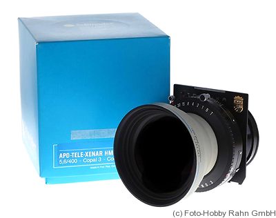Schneider: 400mm (40cm) f5.6 Apo-Tele-Xenar (Linhof) camera