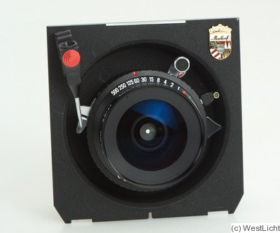 Schneider: 47mm (4.7cm) f5.6 Super-Angulon (Linhof) camera