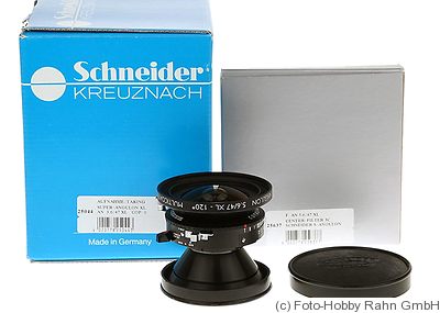 Schneider: 47mm (4.7cm) f5.6 Super-Angulon camera