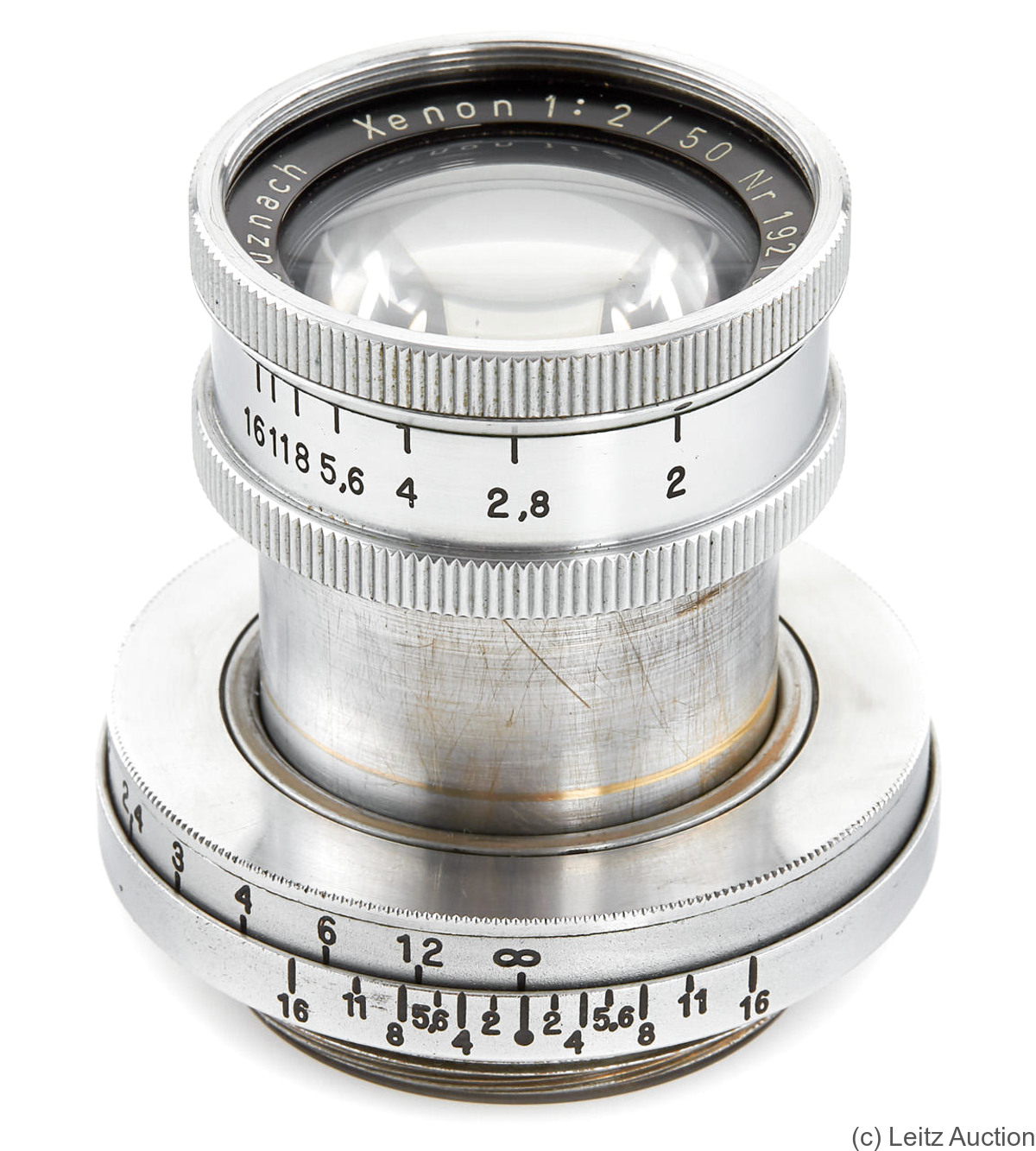 Schneider: 50mm (5cm) f2 Xenon (M39, late) camera