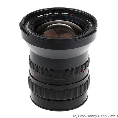 Schneider: 50mm (5cm) f2.8 Super-Angulon HFT PQ (Rollei 6000s) camera