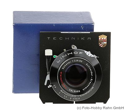 Schneider: 80mm (8cm) f2.8 Xenotar (Synchro-Compur) camera