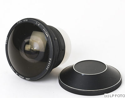 Sigma: 12mm (1.2cm) f8 fish-eye camera